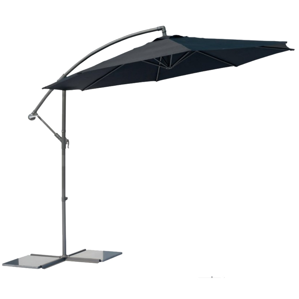 SenS-Line Menorca Ø 300 cm antraciet zweefparasol