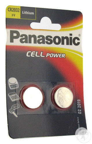 Panasonic Batterie Petit Appareils CR2032 2 Pièces
