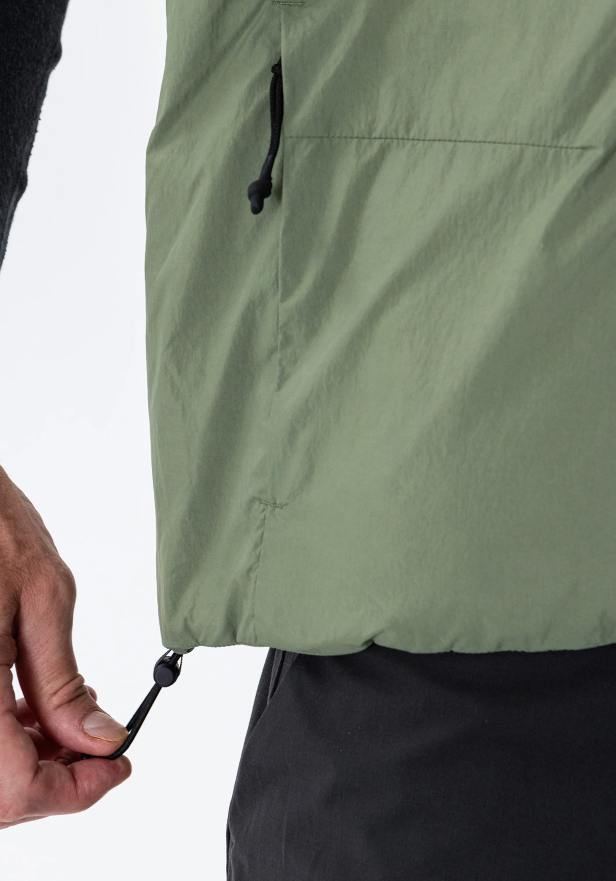Rotauf Herren-Weste Insulation 90 Vest Hood Olive