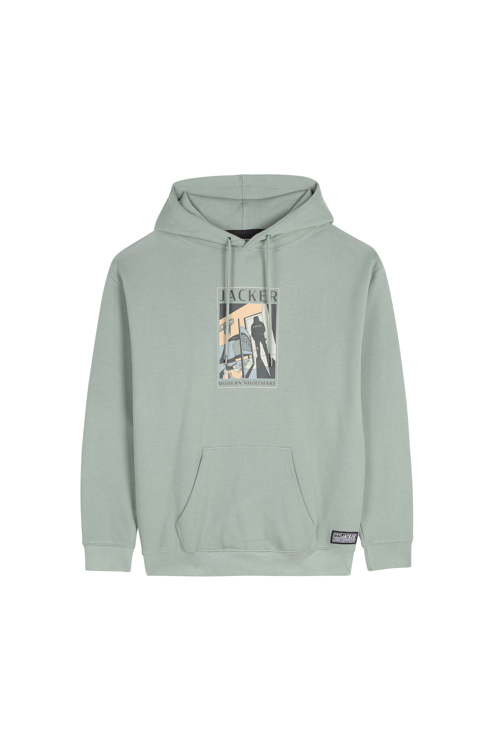 JACKER Hoodie Nightmare Vert