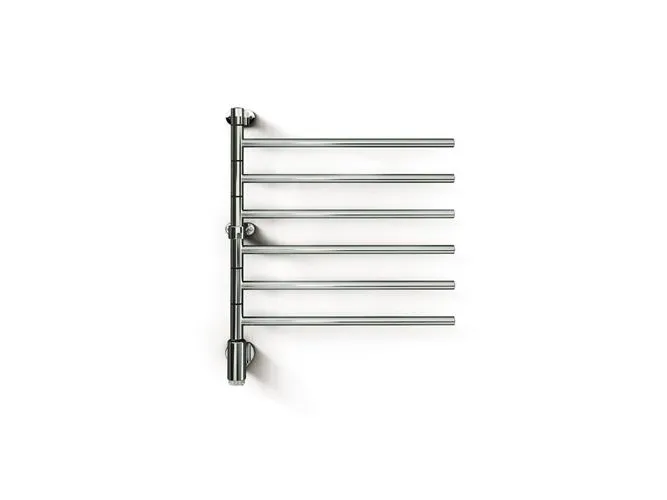 Flex 1 el håndklædevarmer m/6 arme & timer (60W)