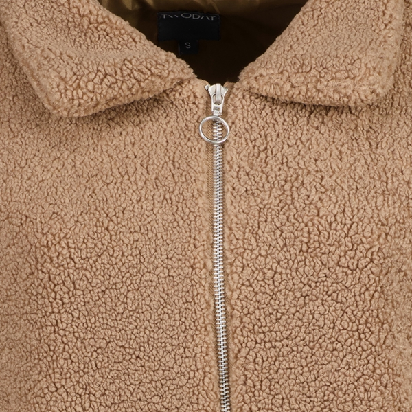 TwoDay dames teddy bomber jas bruin