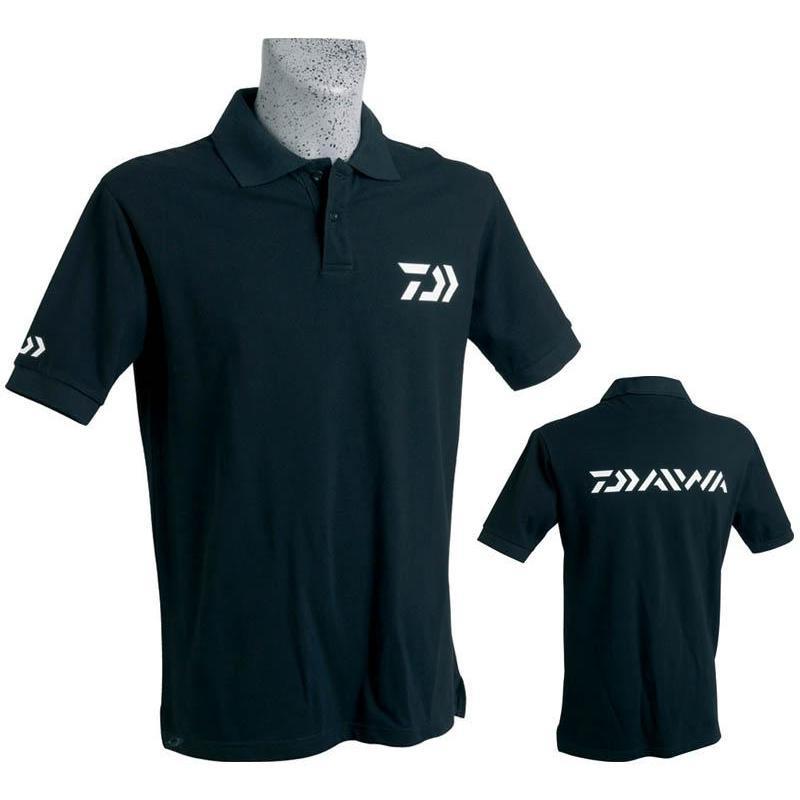 Polo Manches Courtes Homme Daiwa - Noir