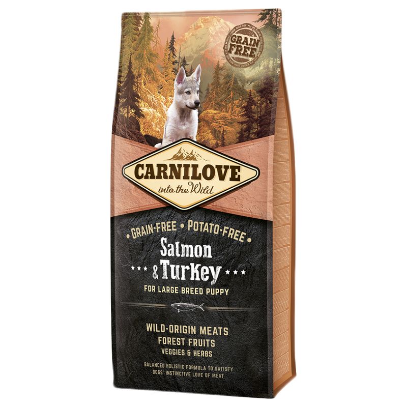 Carnilove Puppy Large saumon, dinde pour chiot