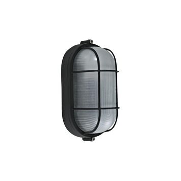 KARWEI buitenlamp bull-eye Tom zwart met raster