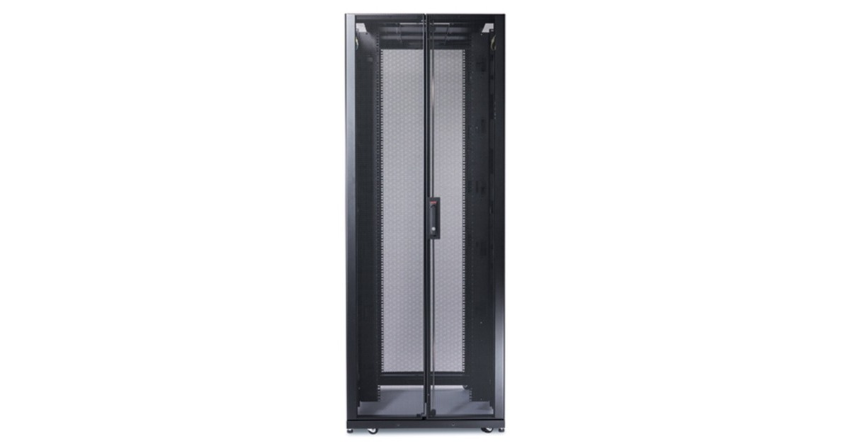 APCNetShelter SX 42U met zijpanelen, breed en diep server rack  (Zwart, 750 x 1200 x 1991mm)