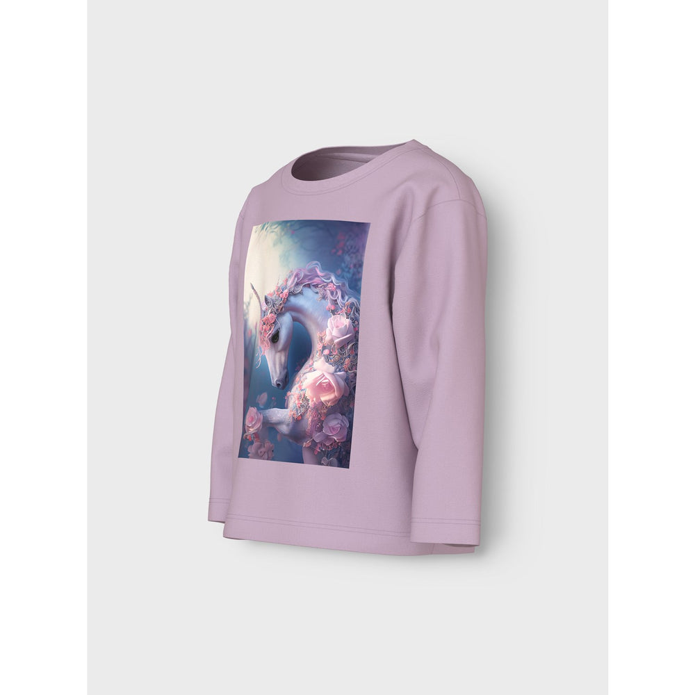 Køb Name It Winsome Orchid Unicorn Votea Regular Bluse