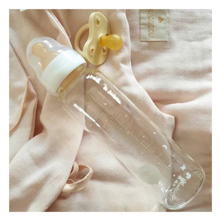 Hevea Biberons en verre borosilicate 240ml - Lot de 2