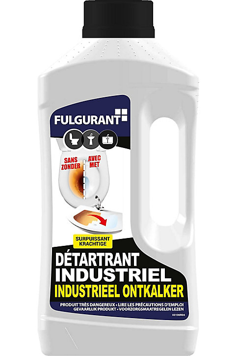 Détartrant industriel concentré pour sanitaires Fulgurant 1L
