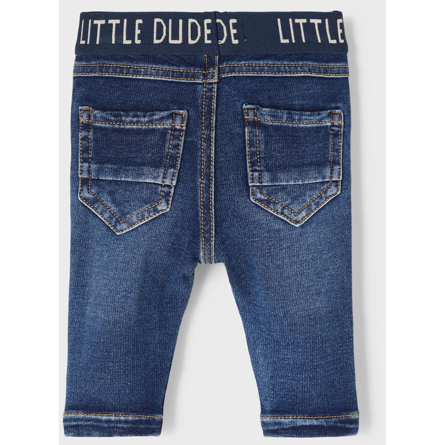 name it Sweatjeans Nbmsilas Dark Blue Denim