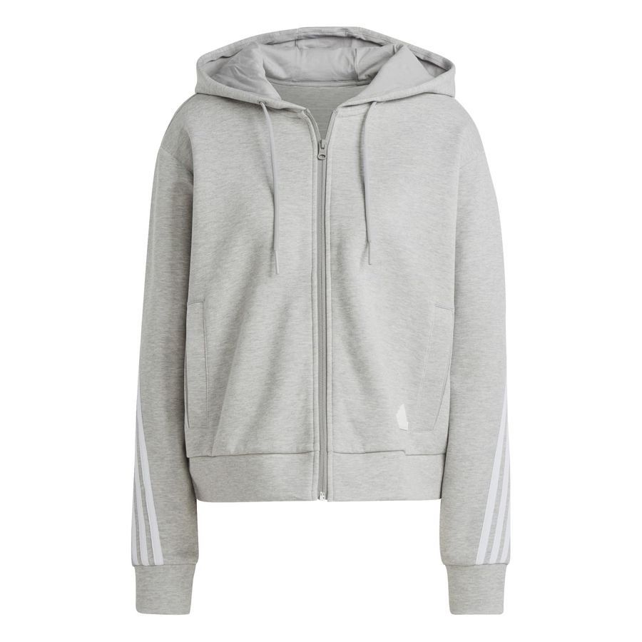 adidas Sweat à Capuche Future Icons Full Zip - Gris Femme