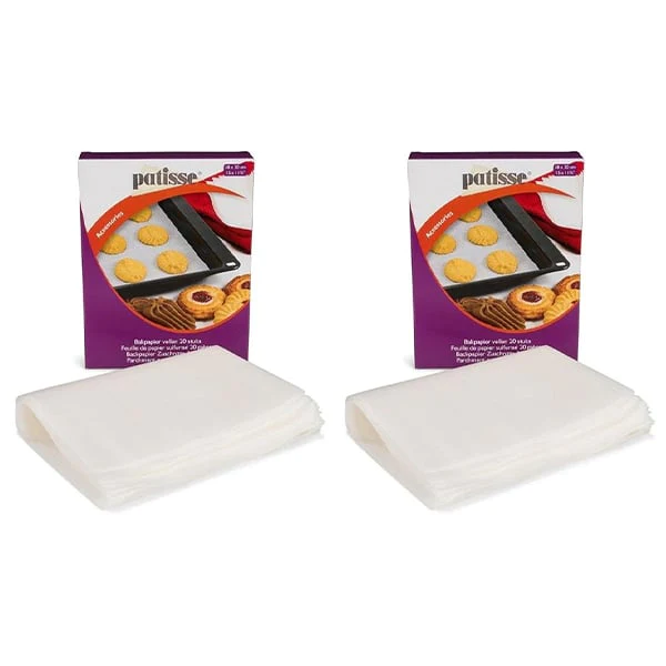 Lot de 40 feuilles de papier sulfurisé 38 cm Patisse