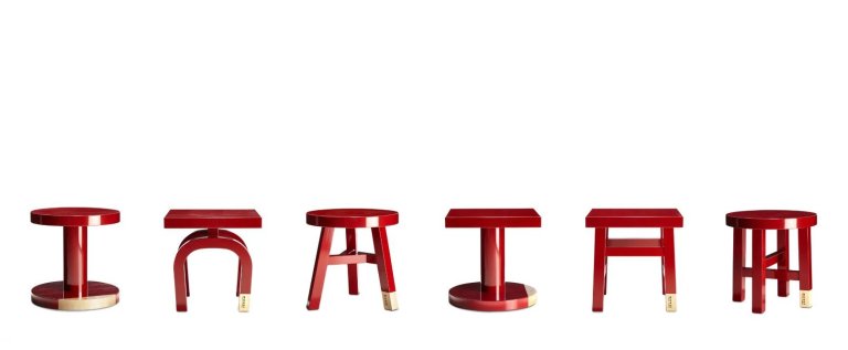 Moooi Common Comrades Tailo bijzettafel rood