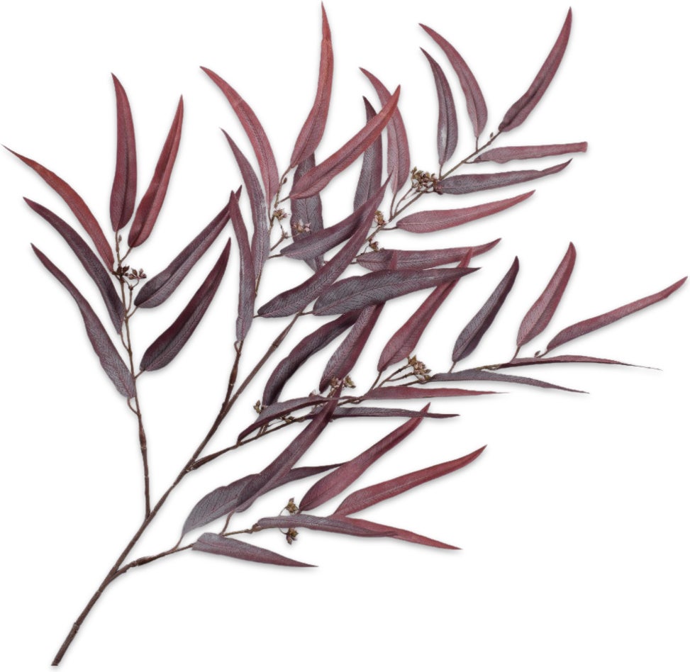 Silk-ka kunsttak Eucalyptus paars 123 cm