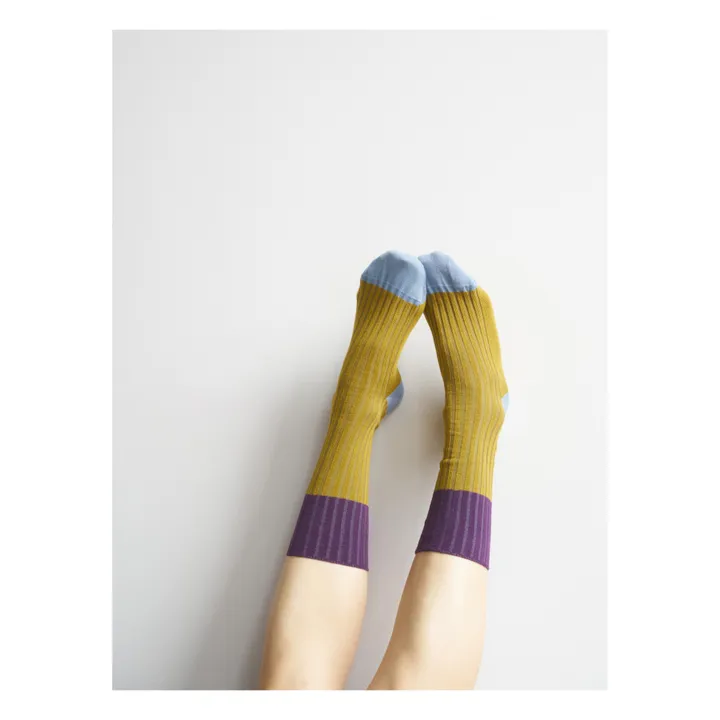 La cerise sur le gâteau Chaussette Yvette | Khaki
