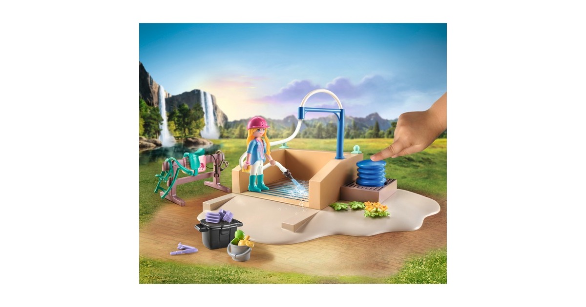 PLAYMOBILHorses of Waterfall - Isabella en leeuwin speelset Constructiespeelgoed  (71354)