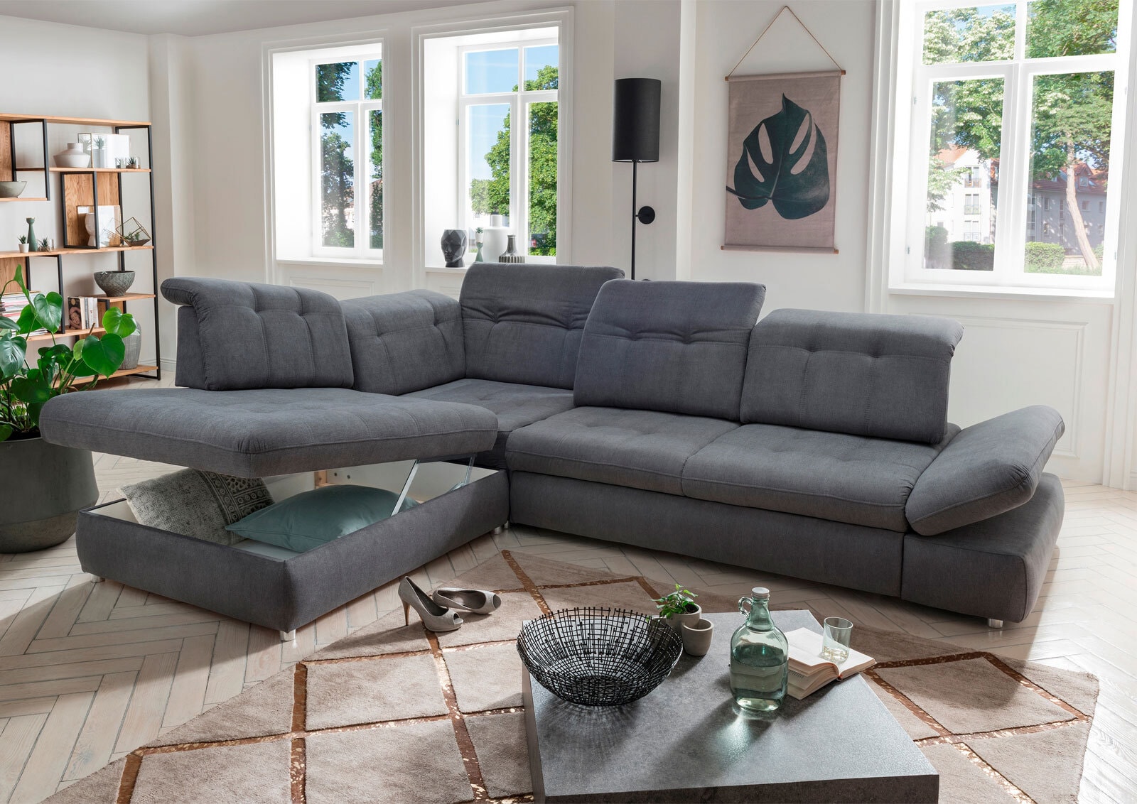 Garnitur Juna Asche 229x296 cm