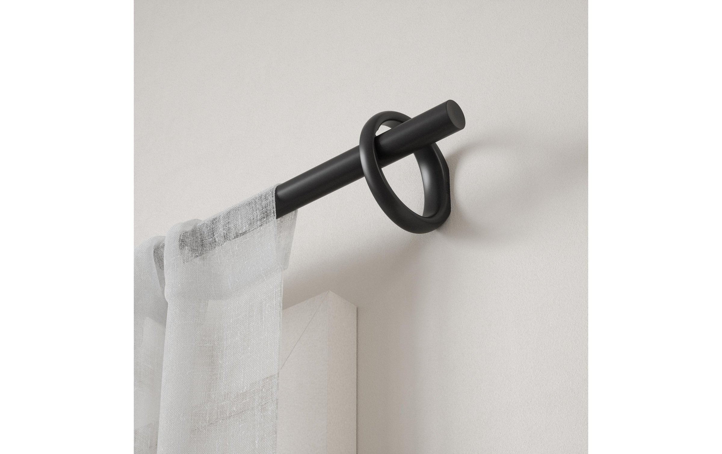 Umbra Vorhangstange »Ringlet 107 - 305 cm, Schwarz matt«