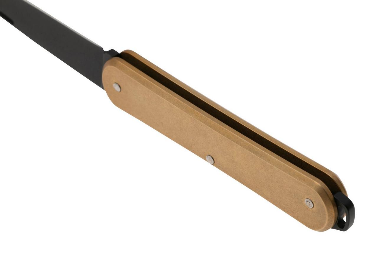 Fox Vulpis FX-VP130-OTB Black Idroglader M390, Brass, zakmes