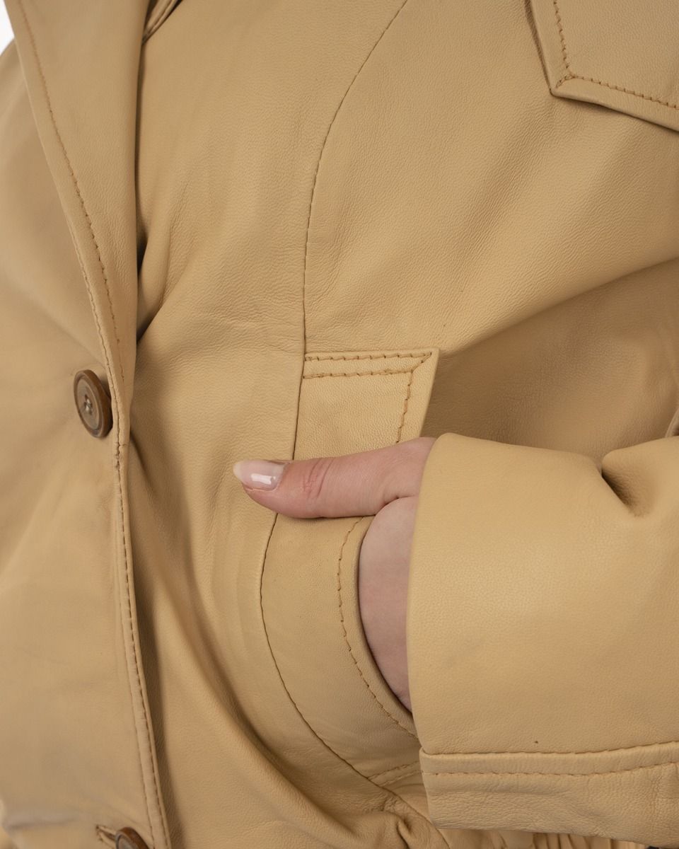 Goosecraft Maggie Geel Dames Trenchcoat