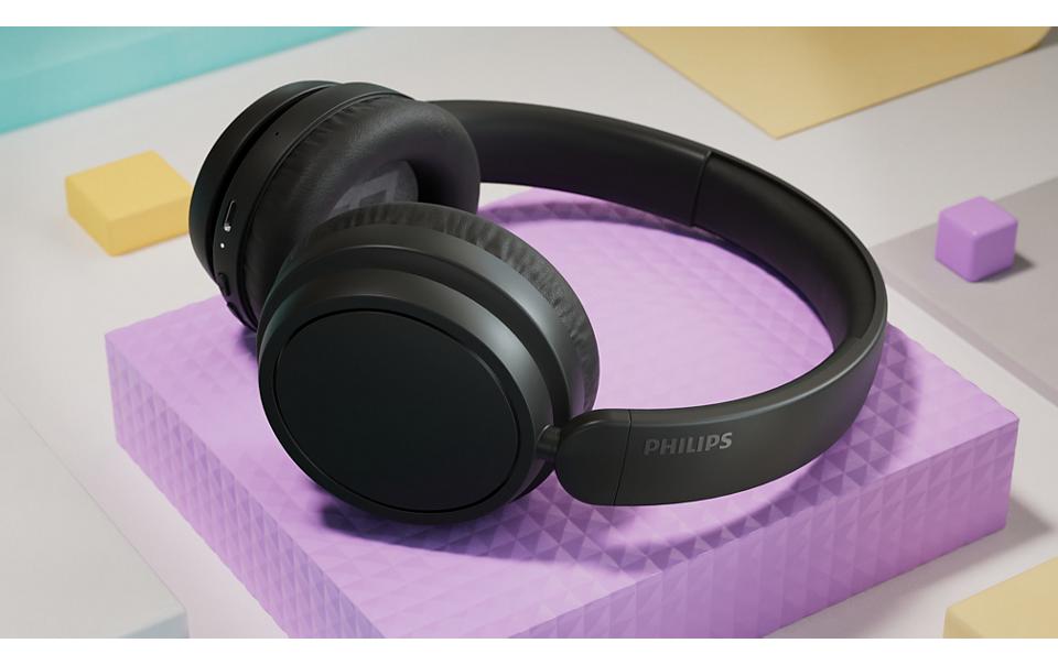 Wireless Over-Ear-Kopfhörer Serie 5000 SchwarzKabellose Over-Ear-Kopfhörer mit langer Akkulaufzeit und passive Geräuschunterdrückung