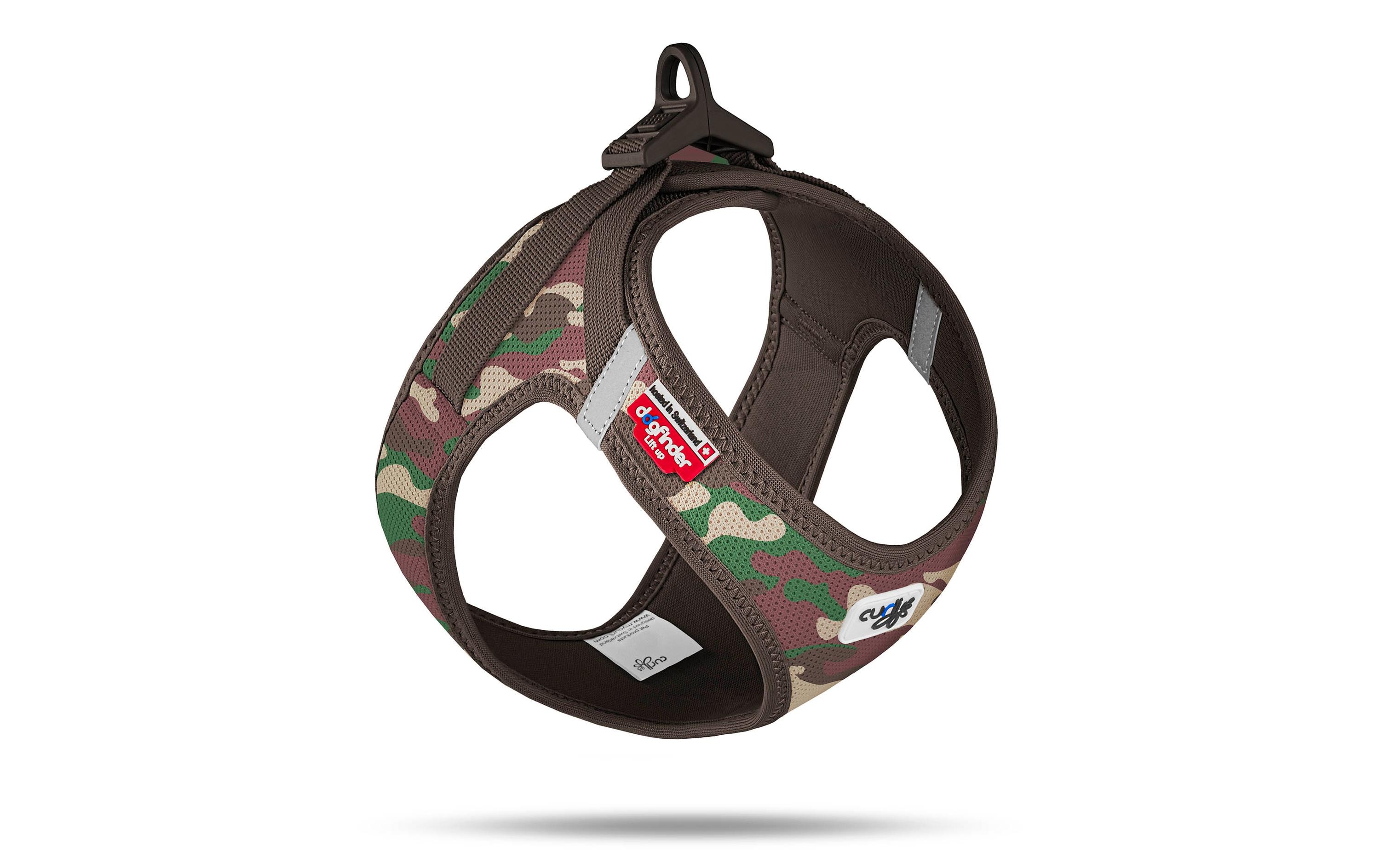 Geschirr Vest Air-Mesh 2XS, CamoDas verstellbare Brustgeschirr mit Schnalle