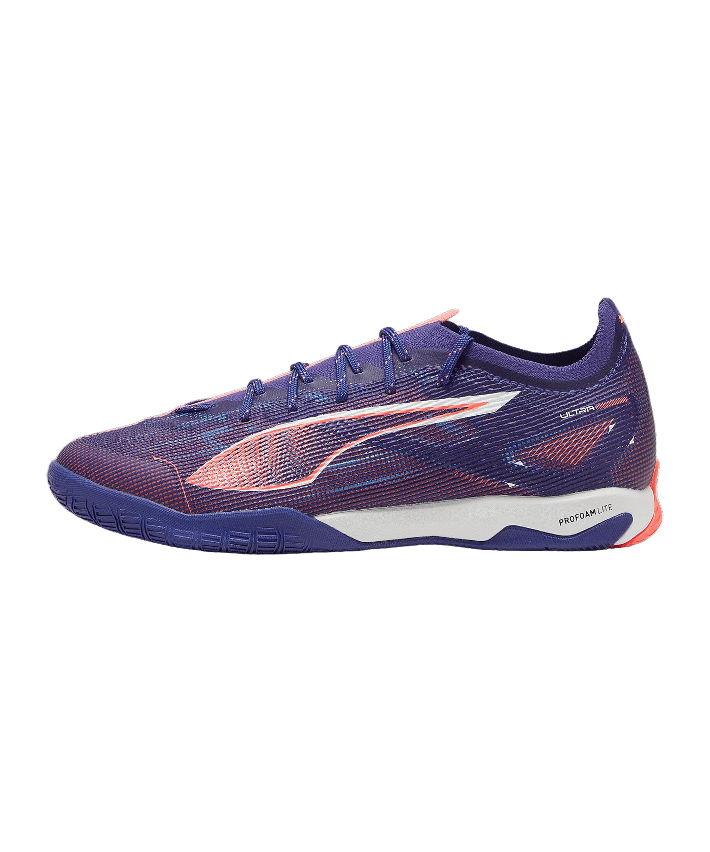 PUMA ULTRA 5 Pro Court IN Formula Lila Weiss F01