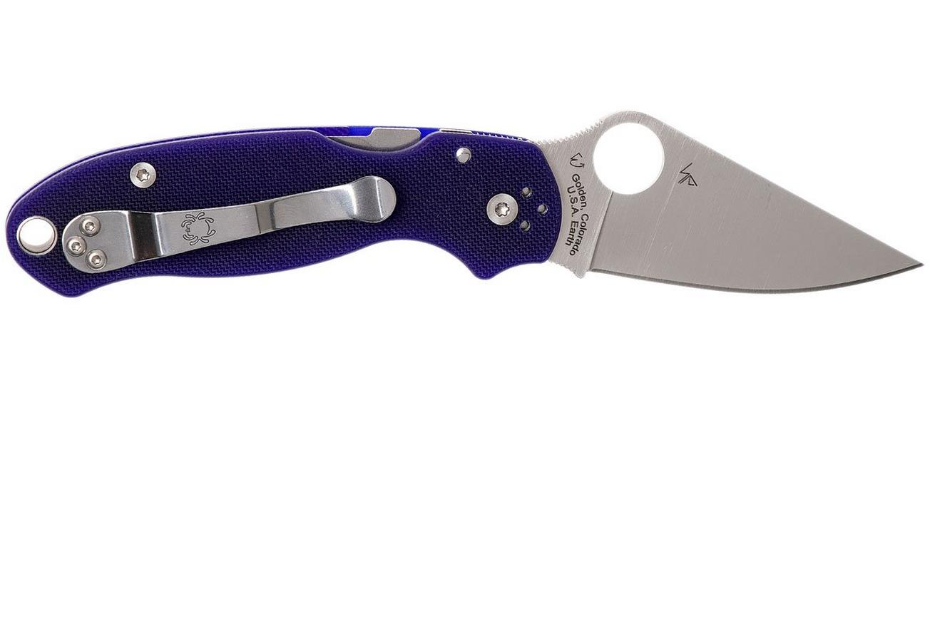 Spyderco Para 3 S110V Dark Blue C223GPDBL zakmes