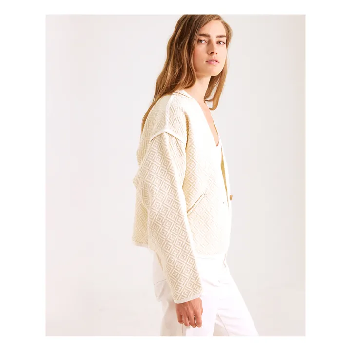Sacrécoeur Veste Daria Jacquard | Ecru