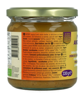 Monki Pinda Rozijnenpasta Bio 330GR