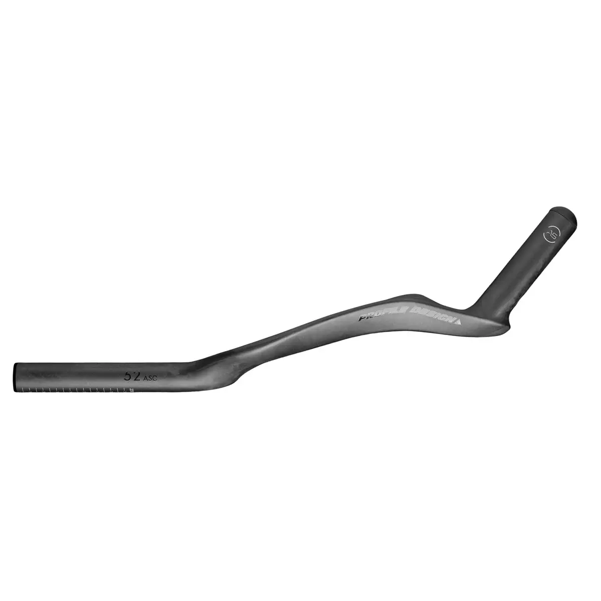 Profile Design 52 ASC Aerobar Extenties 340mm Carbon Zwart