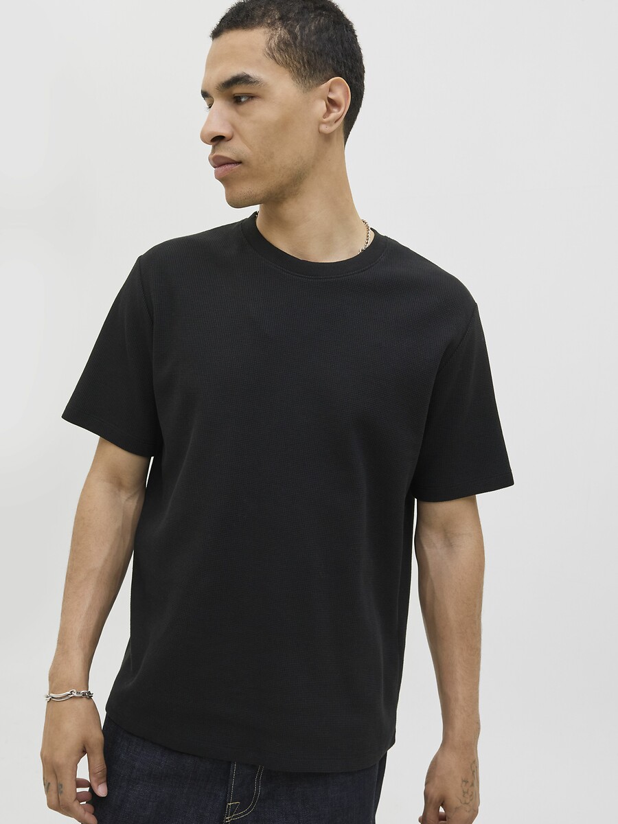 JACK & JONES<br>Camiseta estruturada de manga curta