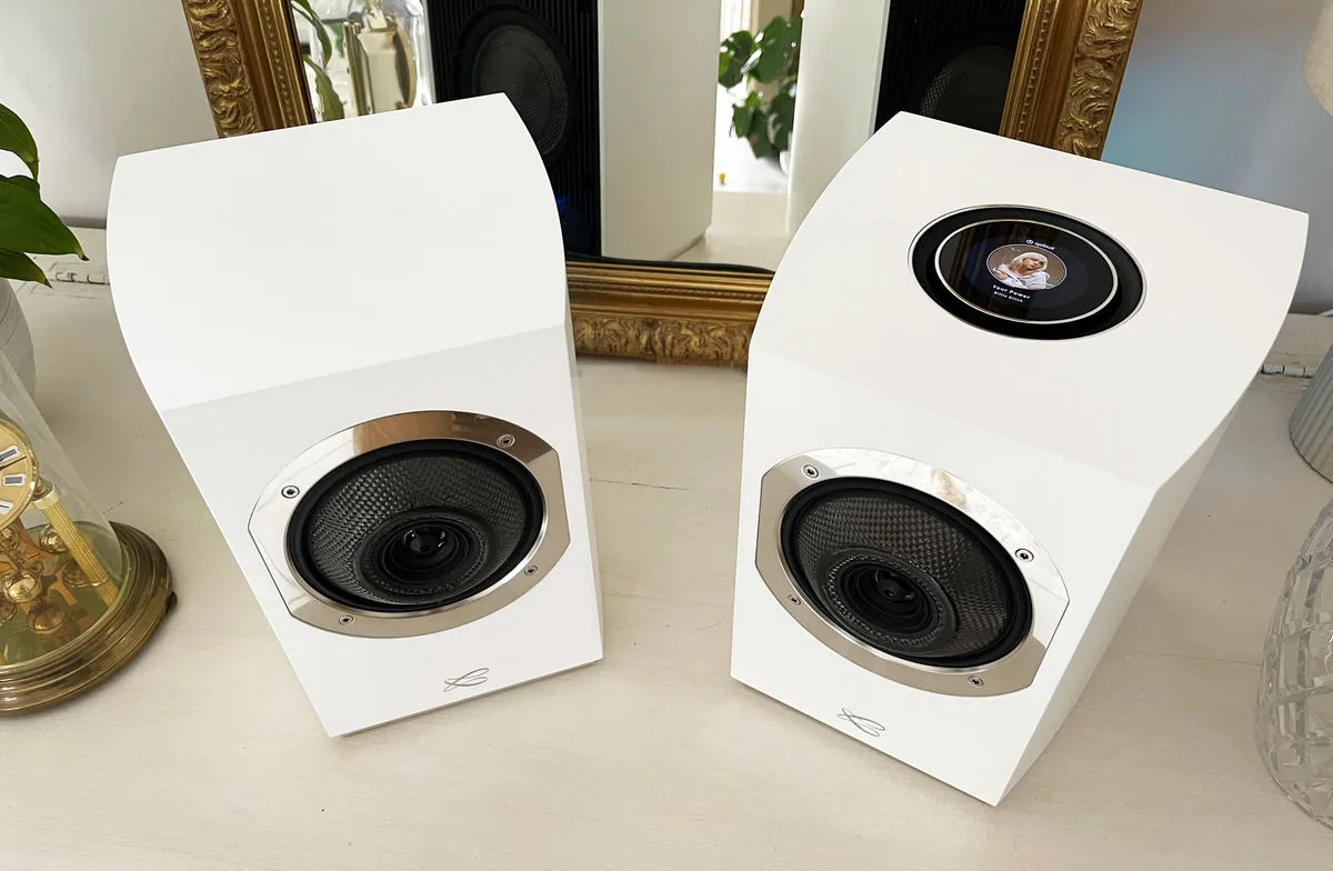 Cabasse Rialto Blanc Satin Enceintes sans fil hi-fi