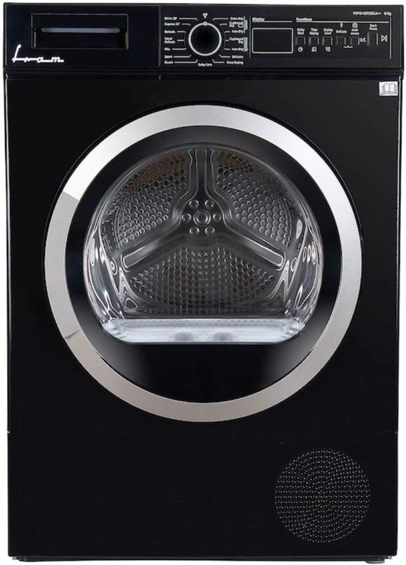 Fram - FHPD-V8T2BKA - Warmtepompdroger - Zwart - 8 KG - 15 Programma's