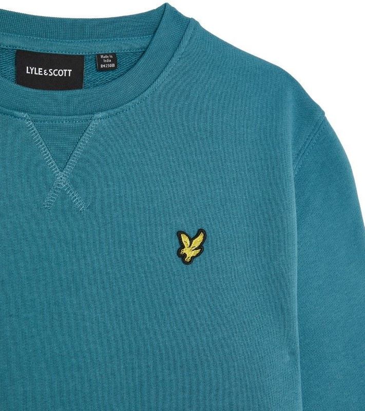Lyle & Scott jongens sweater - Petrol