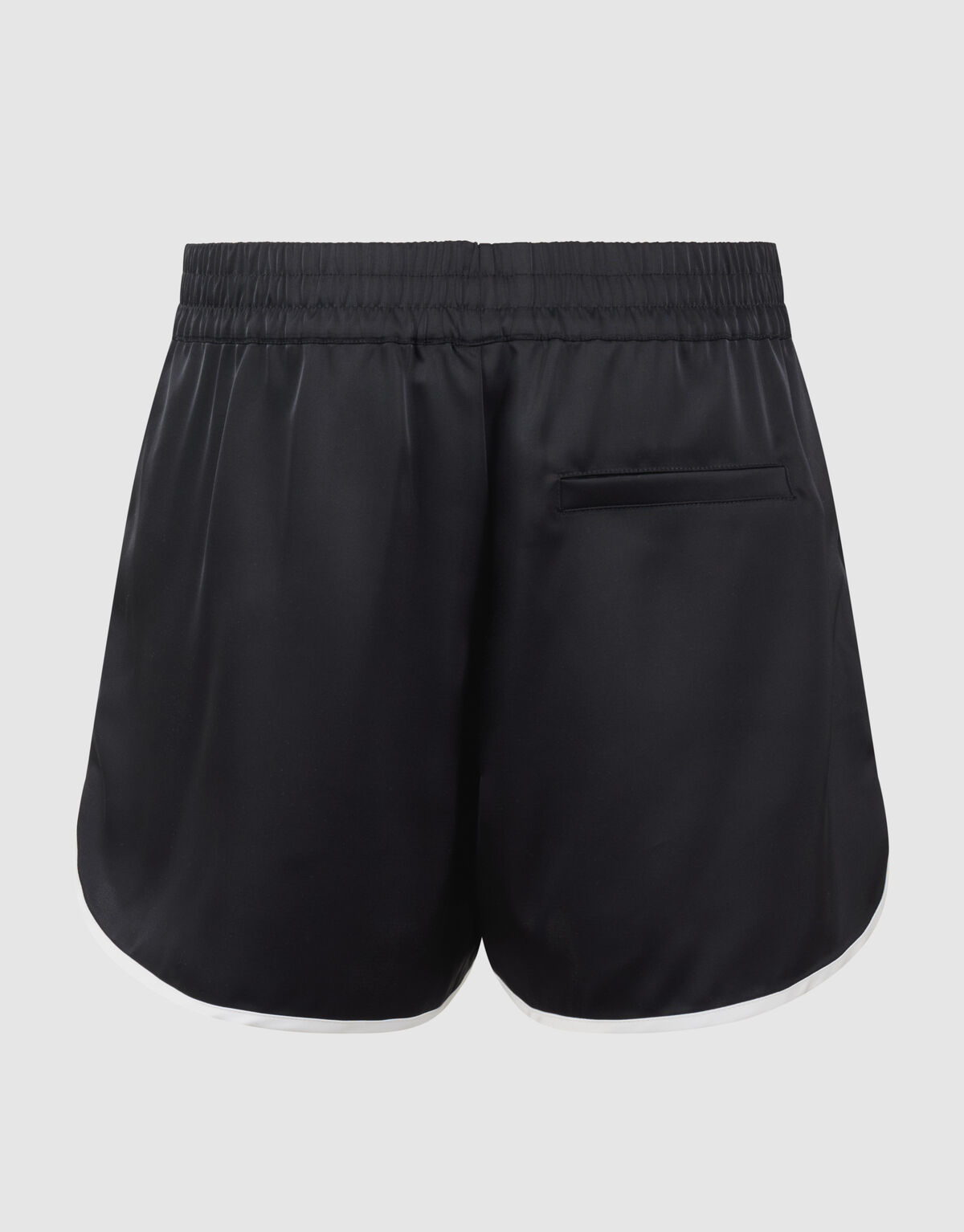 Satijnen Short Zwart By Monica