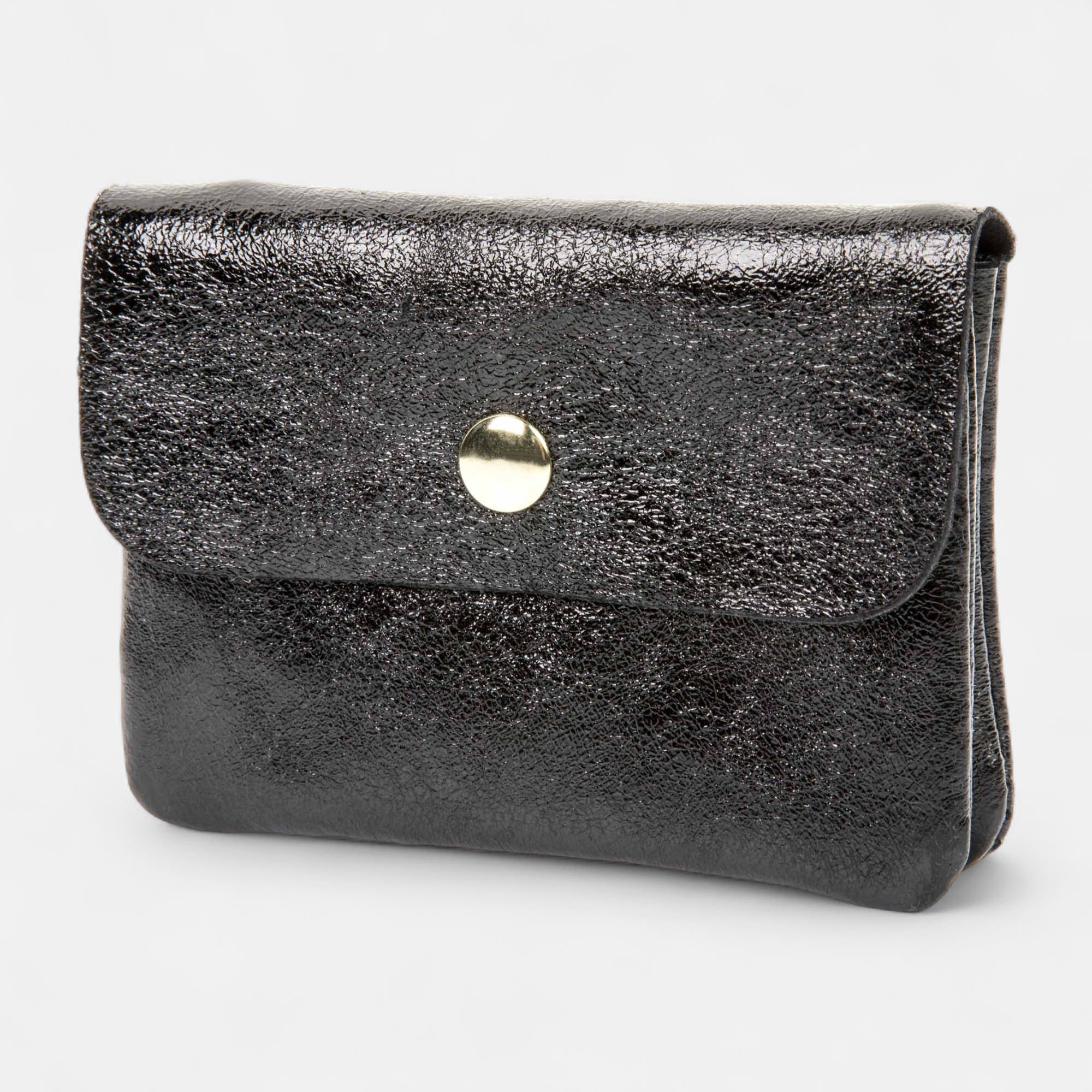 Petite maroquinerie en cuir noir