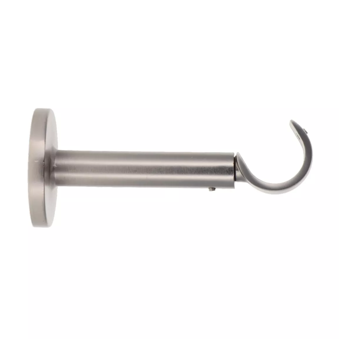 Support tringle extensible (L115 - 155 / D28 mm) Lino gouttière Argent mat