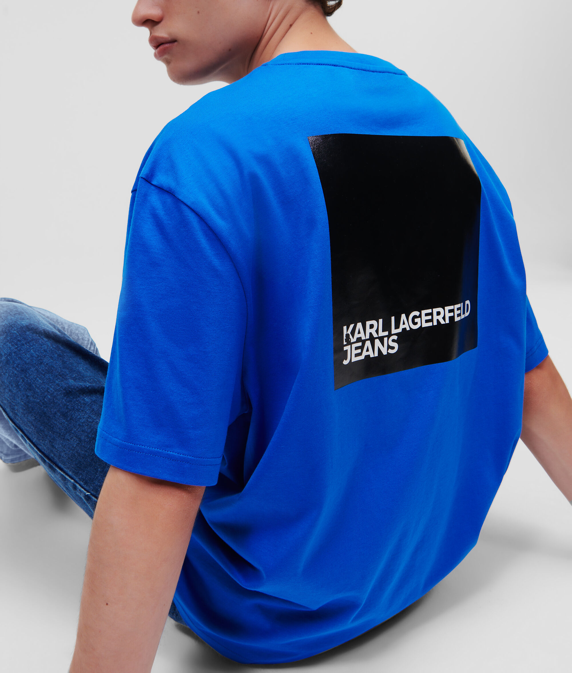 T-SHIRT UNI AVEC LOGO KLJ