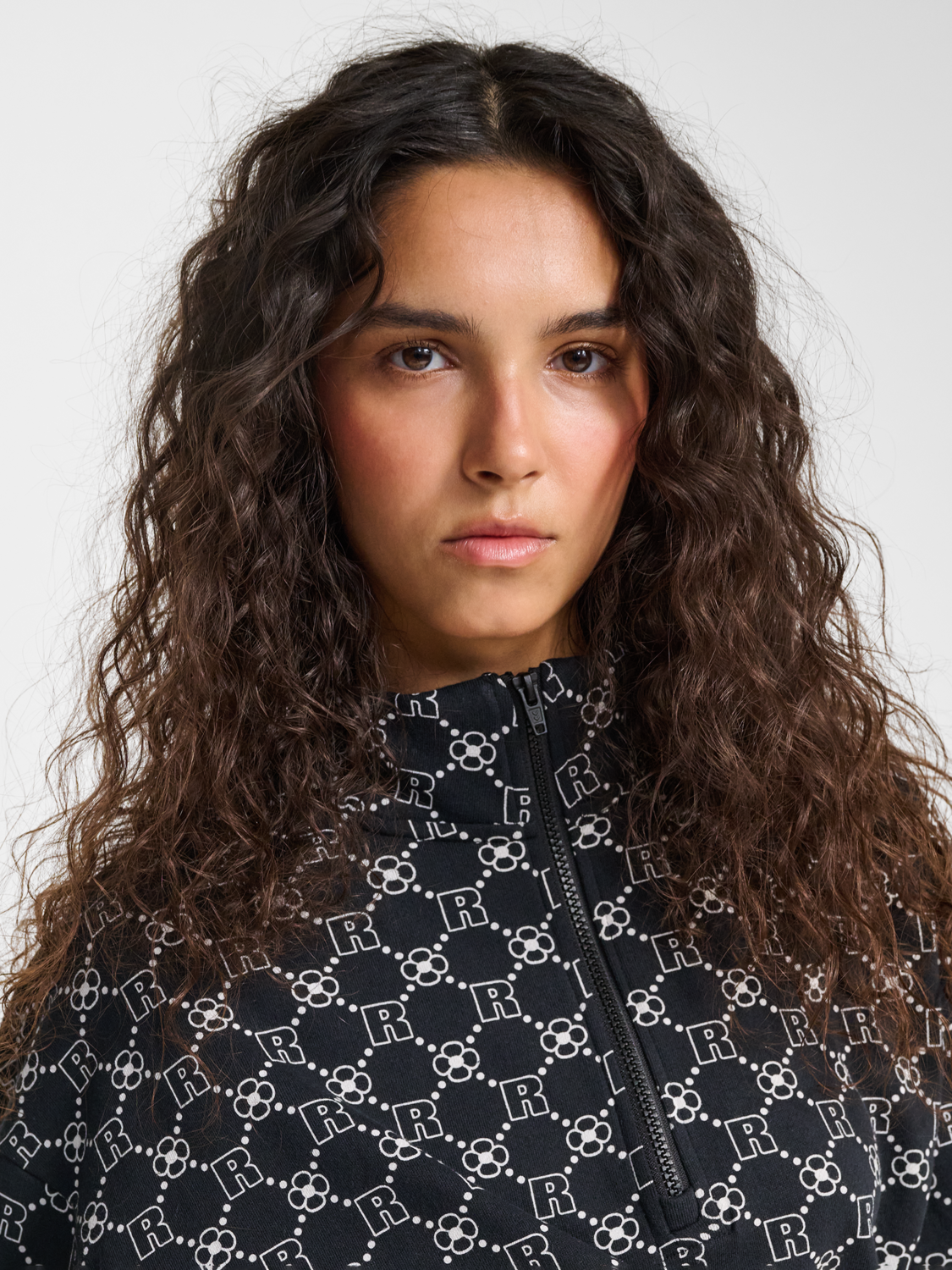hmlOVERSIZED HALFZIP DBU ROTATE