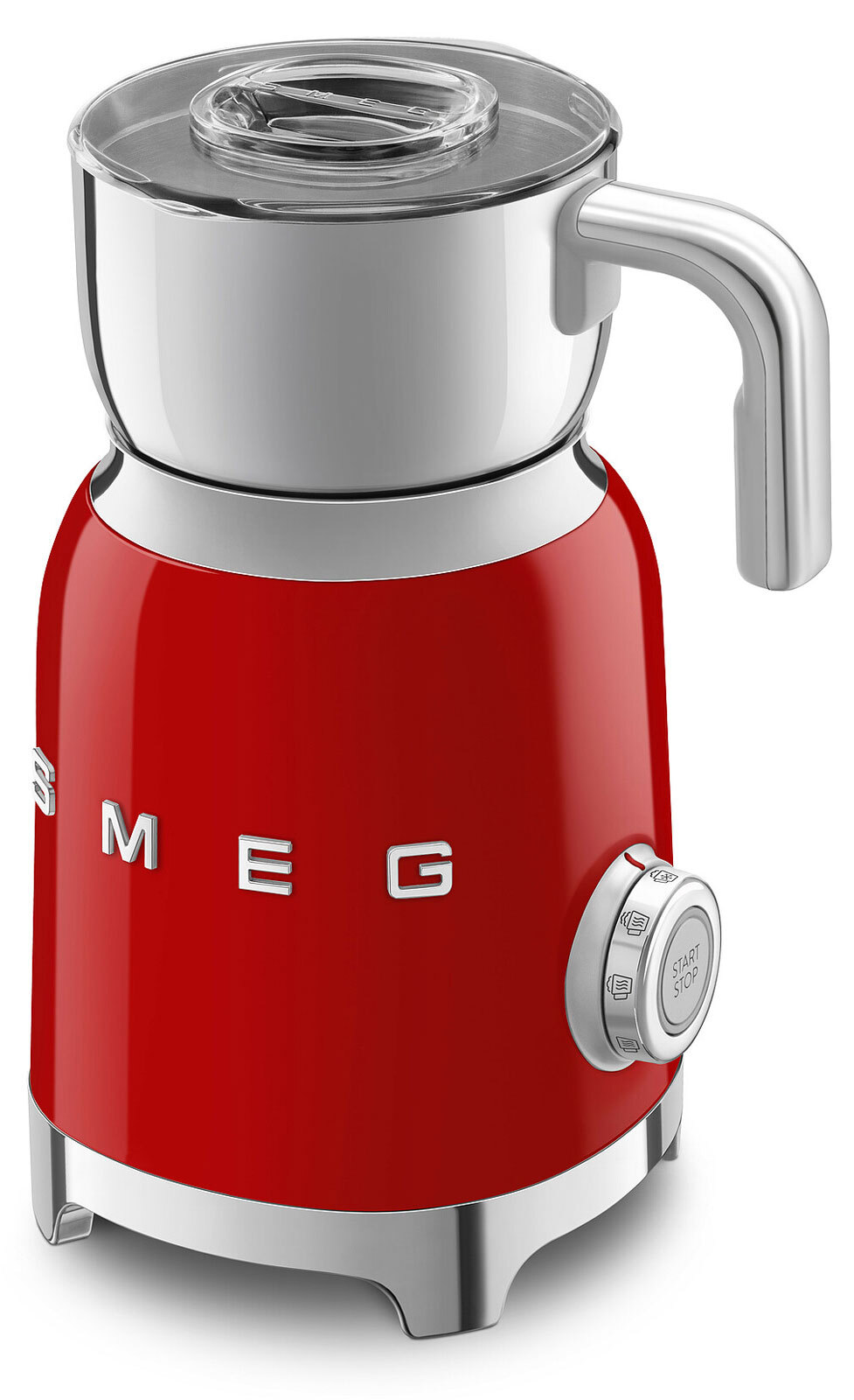 SMEG Milchaufschäumer 50's Style rot