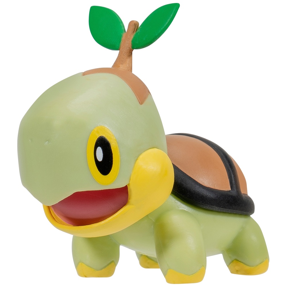 Pokémon-Kampffiguren-3er-Pack (Turtwig, Pikachu und Magmar)