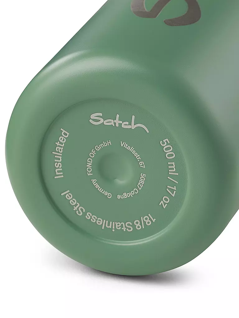 SATCH Trinkflasche 0,5l Edelstahl Skandi Nordic Jade grün