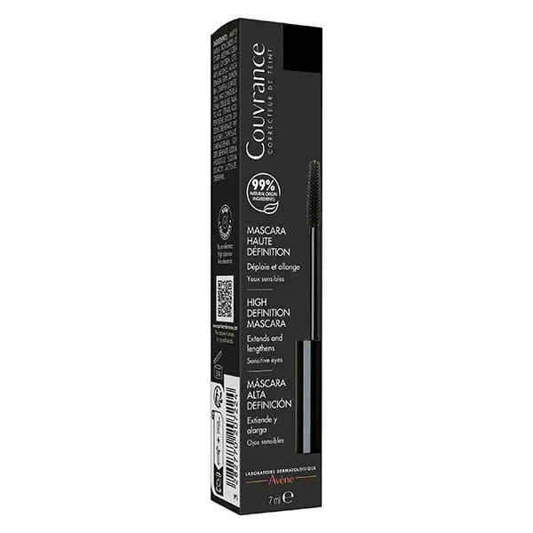Máscara para cílios Avène High Definition Coverage, preta, 7ml