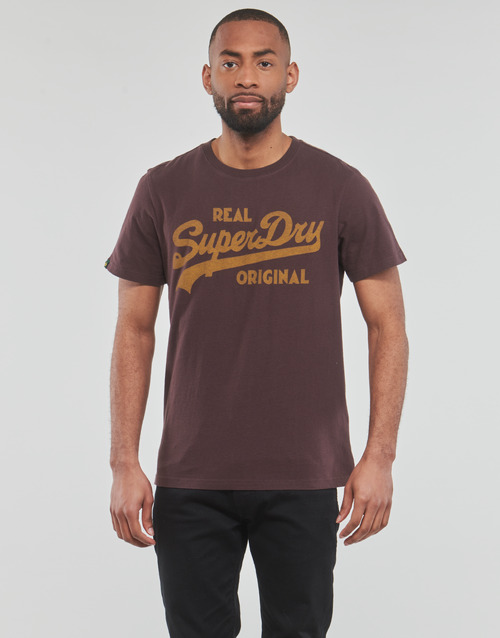 Superdry - VL PREMIUM GOODS GRAPHIC TEE - Bordeaux