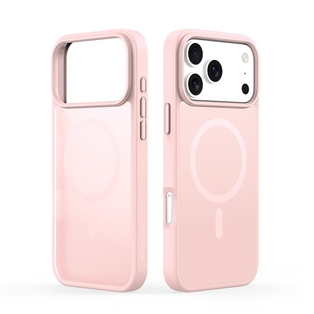 iPhone 17 Pro Max MagSafe Hybrid Hardcase Hülle mit TPU Bumper - Rosa