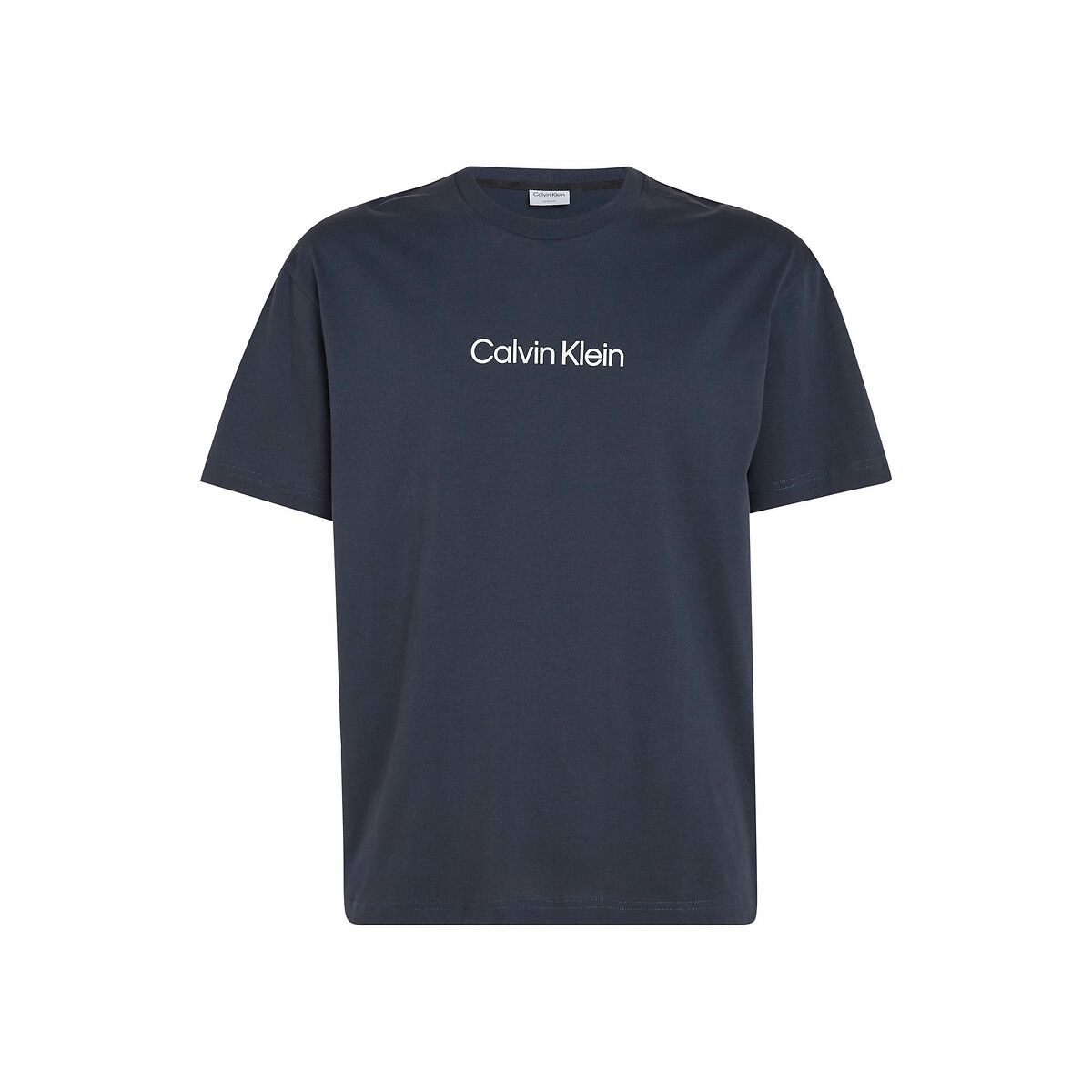 CALVIN KLEIN<br>Camiseta de gola redonda com o logotipo Hero