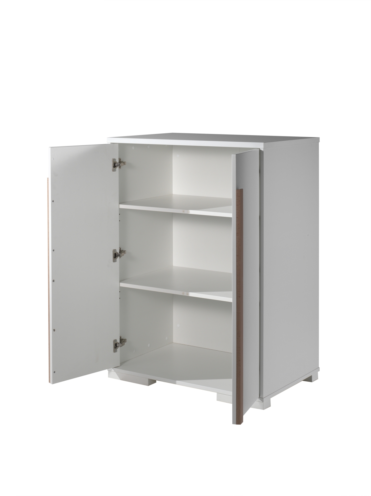 Kleiderschrank LONDON - weiß - 86 cm breit