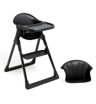 Beemoo CARE Harmony Matstol Inkl. Stolpute, All Black/Black