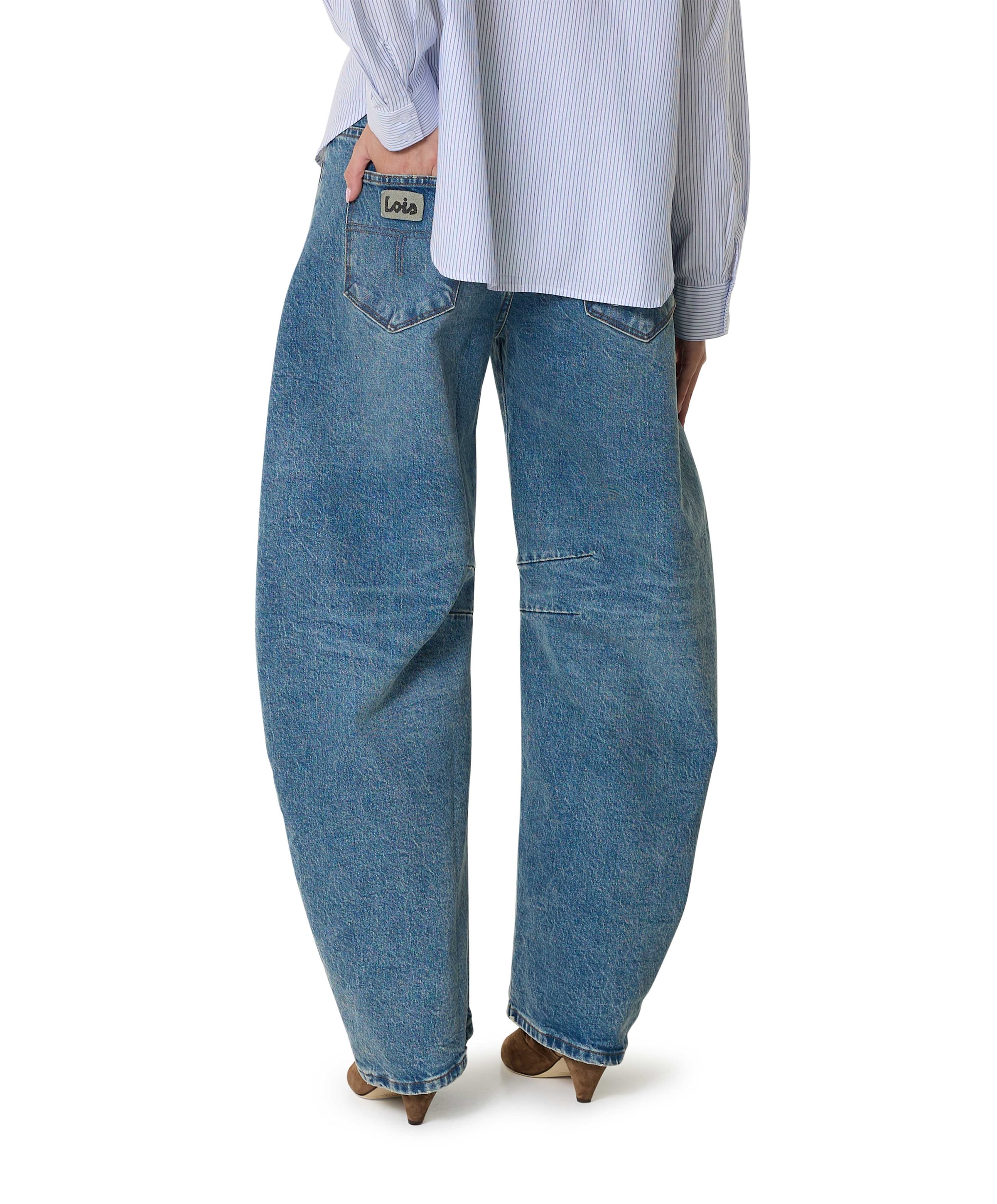 LOIS Aliana 8112 Barril Winter  dames jeans blauw